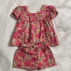 Tommy Bahama Pink Floral Kids Set